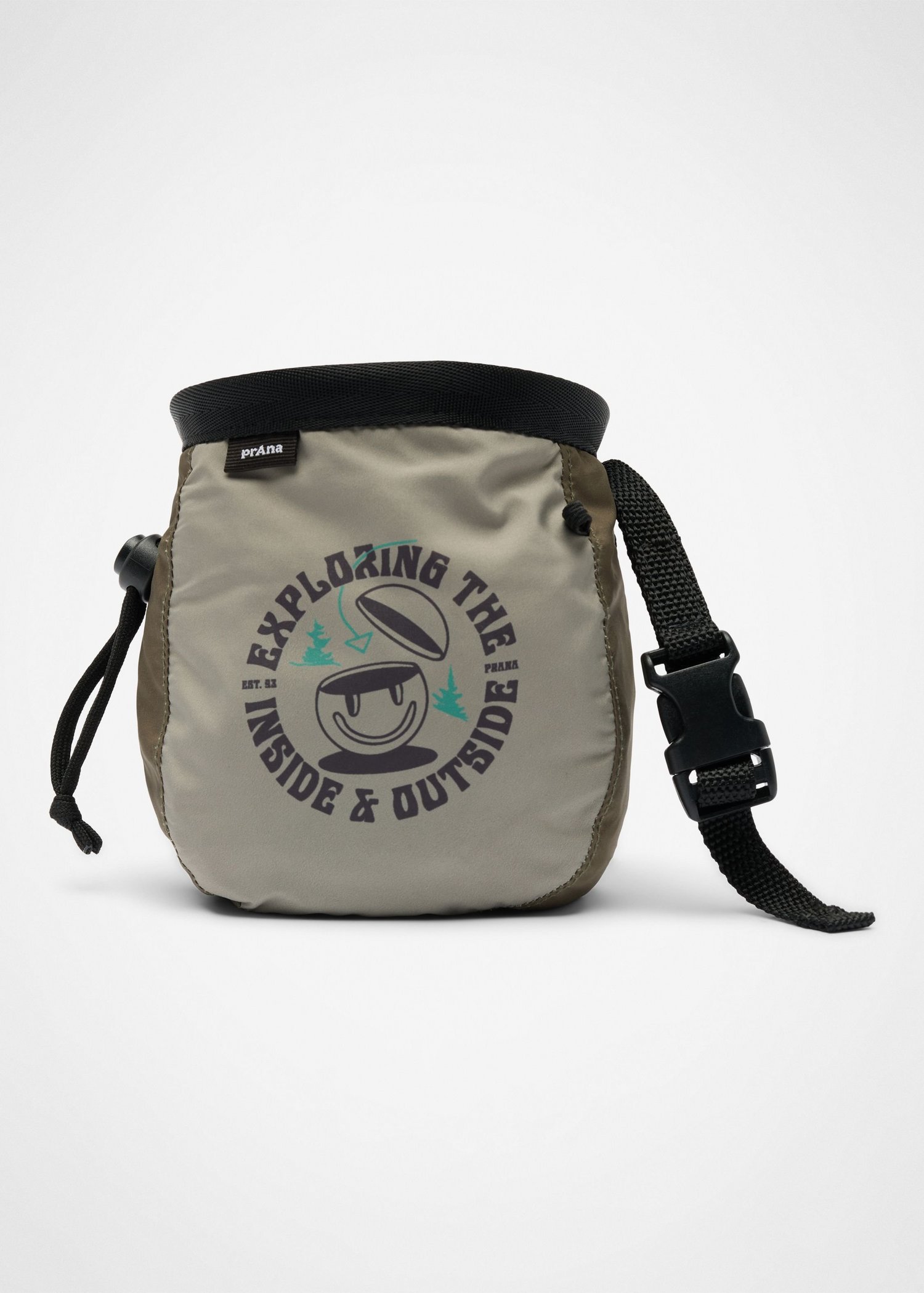 Gender Neutral prAna Graphic Chalk Bag - Sage Inward Journey