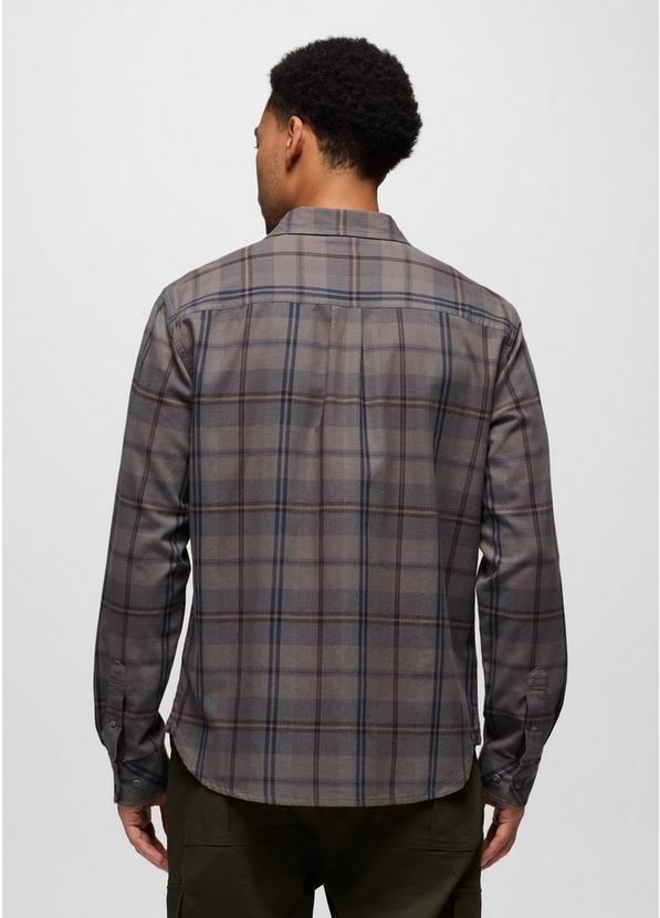 Los Feliz Flannel Shirt, Color: Pewter, image 2