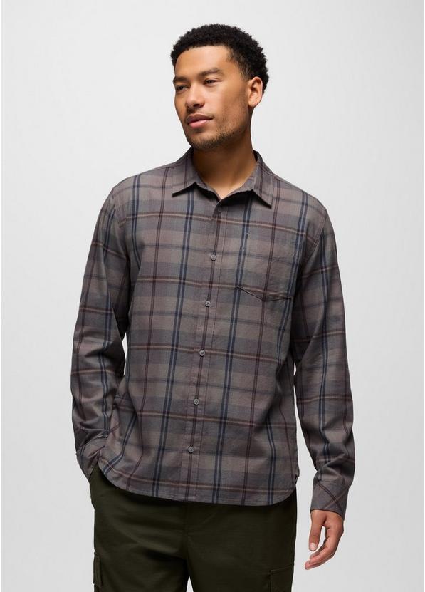 Los Feliz Flannel Shirt, Color: Pewter, image 1