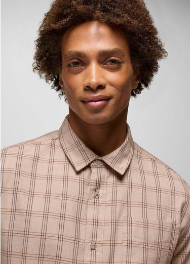 Los Feliz Flannel Shirt, Color: Almond, image 7