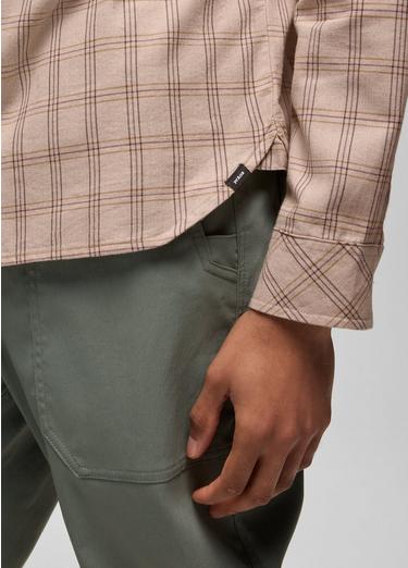 Los Feliz Flannel Shirt, Color: Almond, image 8