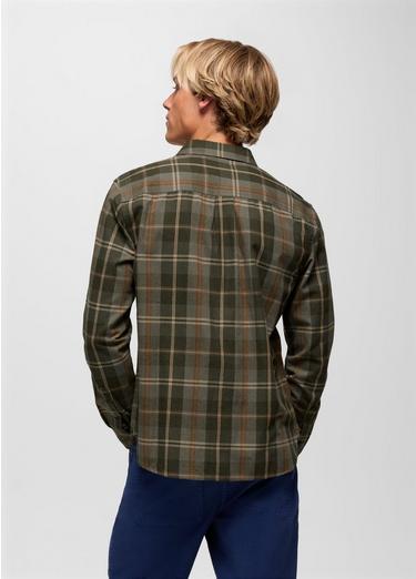 Los Feliz Flannel Shirt, Color: Spruce, image 2