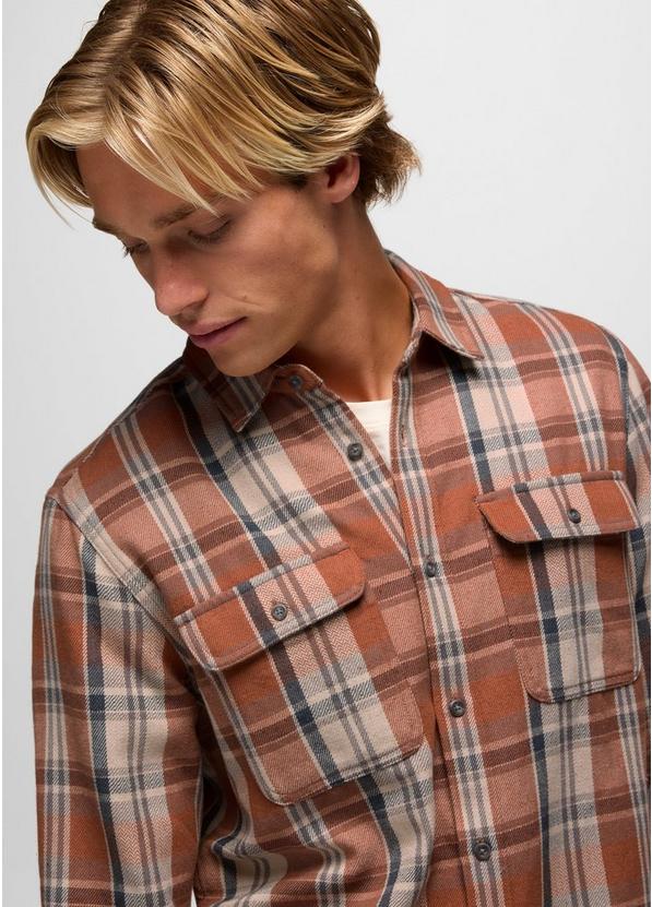 Westbrook Flannel Shirt, Color: Tawny, image 3