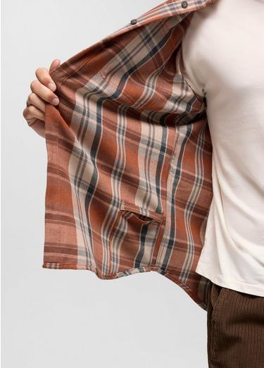 Westbrook Flannel Shirt, Color: Tawny, image 36