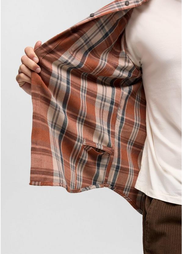 Westbrook Flannel Shirt, Color: Tawny, image 4