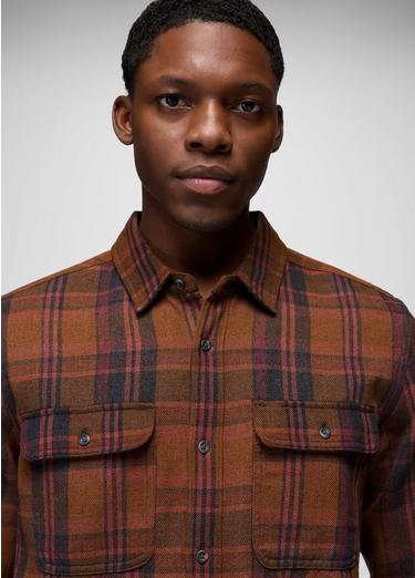 Westbrook Flannel Shirt, Color: Cacao, image 19