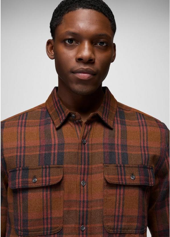 Westbrook Flannel Shirt, Color: Cacao, image 3