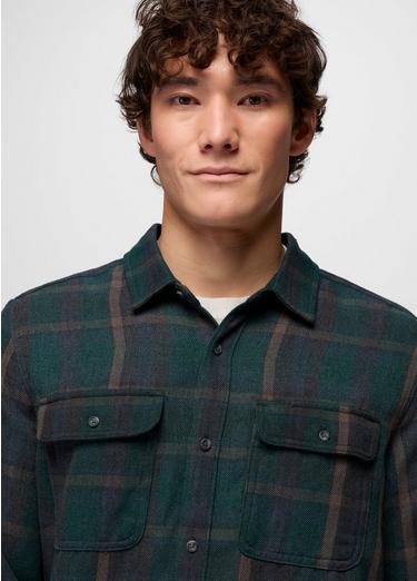 Westbrook Flannel Shirt, Color: Root Green, image 3