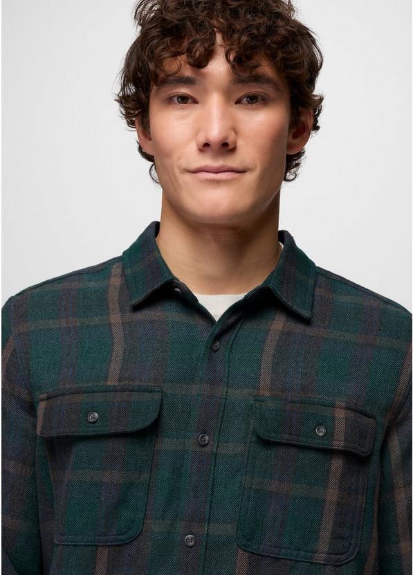 Westbrook Flannel Shirt, Color: Root Green, image 3