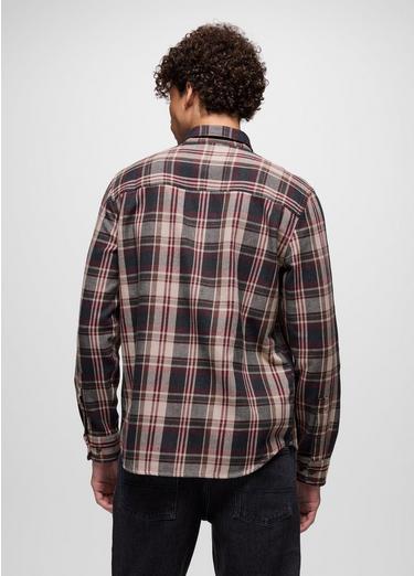 Westbrook Flannel Shirt, Color: Deep Vino, image 2
