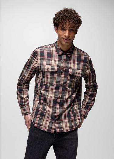 Westbrook Flannel Shirt, Color: Deep Vino, image 1