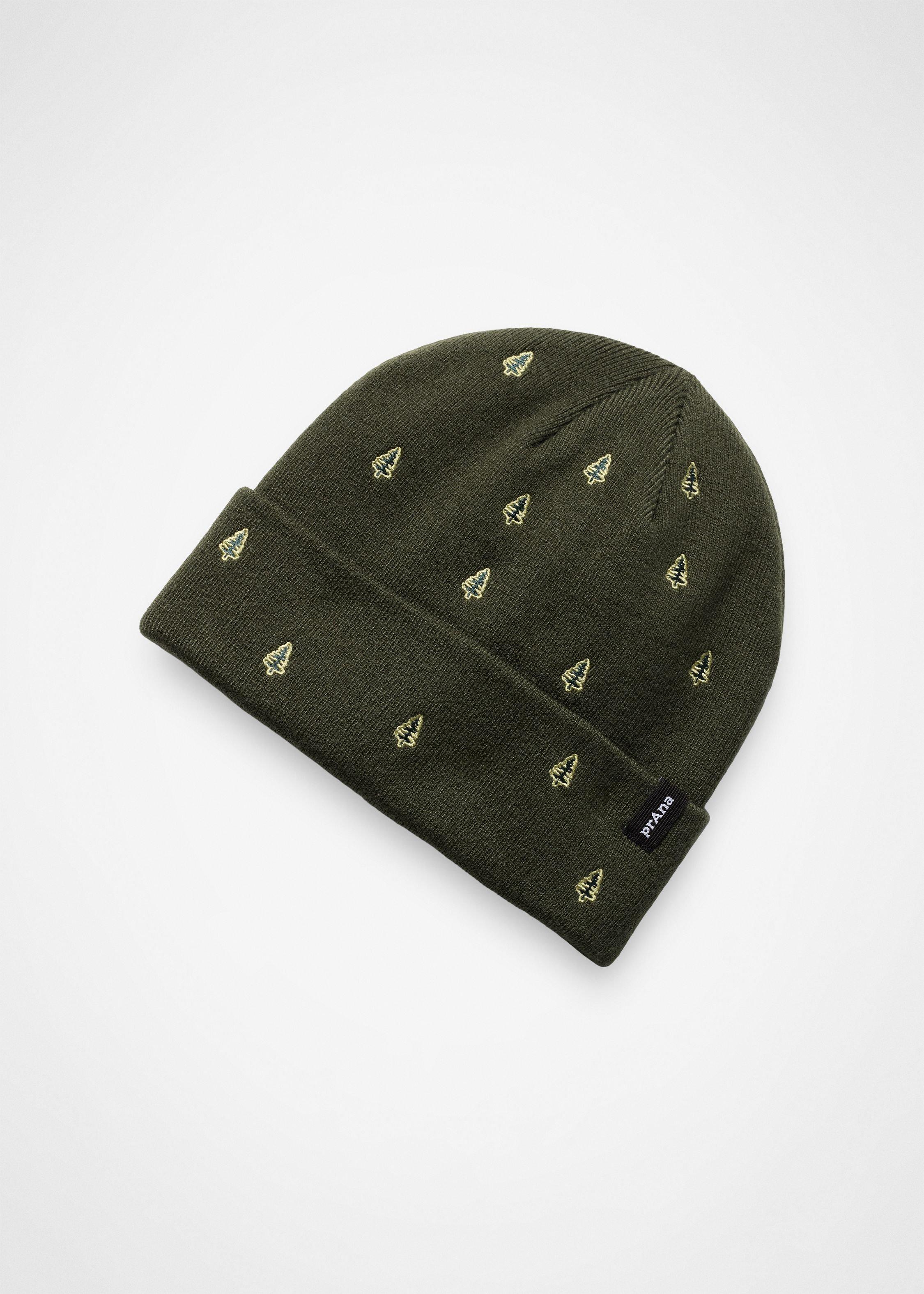 Gender Neutral prAna Wild Now Beanie - Cargo Green Pines