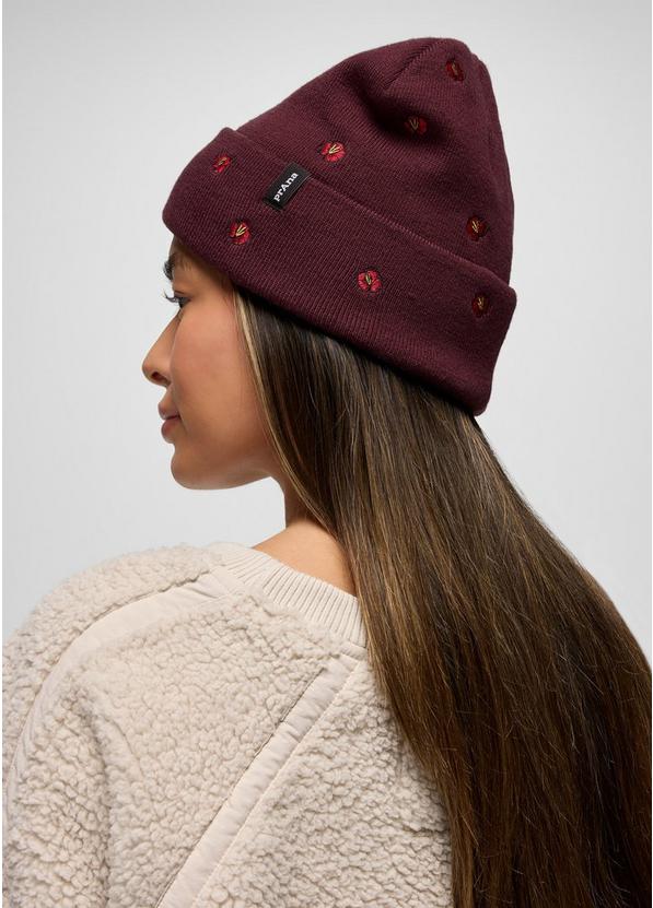 Wild Now Beanie, Color: Vino Poppy, image 5