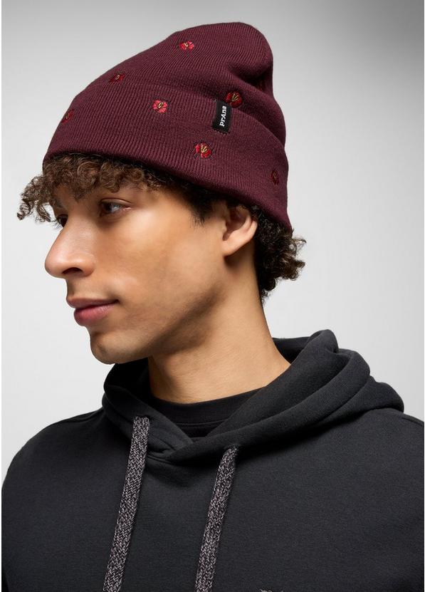 Wild Now Beanie, Color: Vino Poppy, image 2