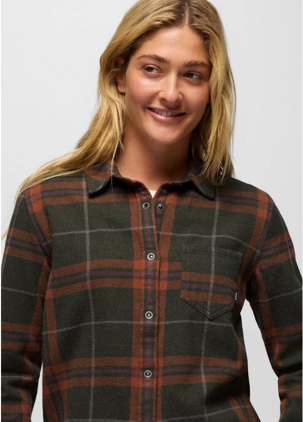 Golden Canyon Flannel, Color: Nori, image 3