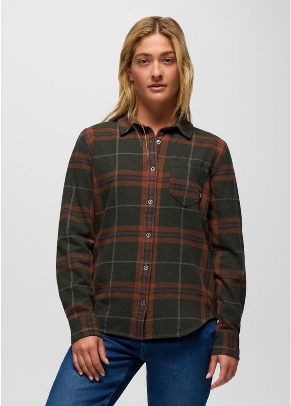 Golden Canyon Flannel, Color: Nori, image 1