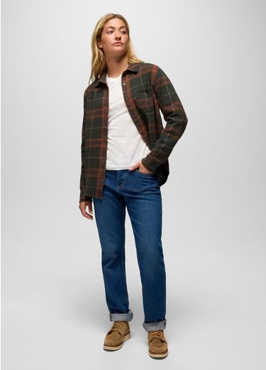 Golden Canyon Flannel, Color: Nori, image 4