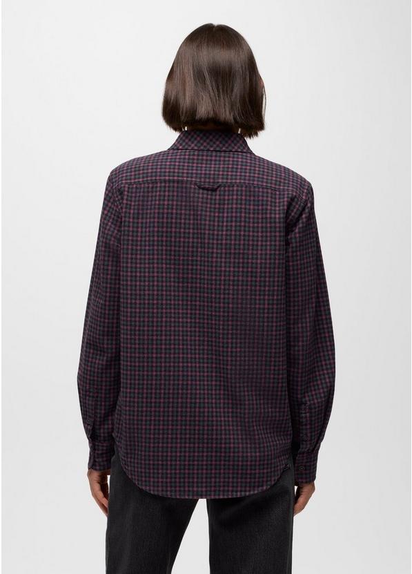 Golden Canyon Flannel, Color: Vino, image 2