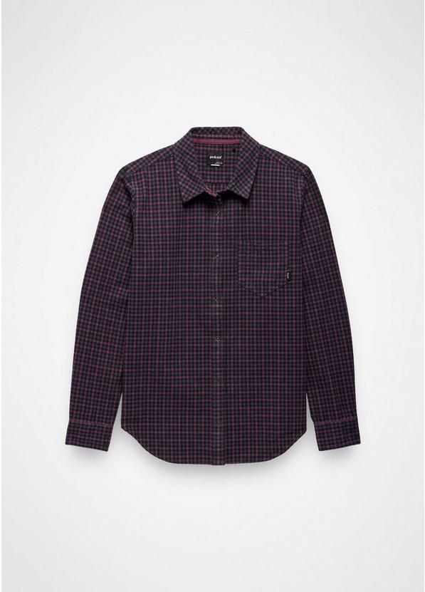Golden Canyon Flannel, Color: Vino, image 5