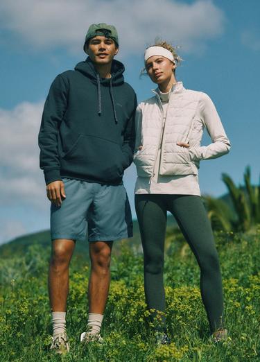 Ice Flow Long Sleeve, Color: Almond Heather, image 4