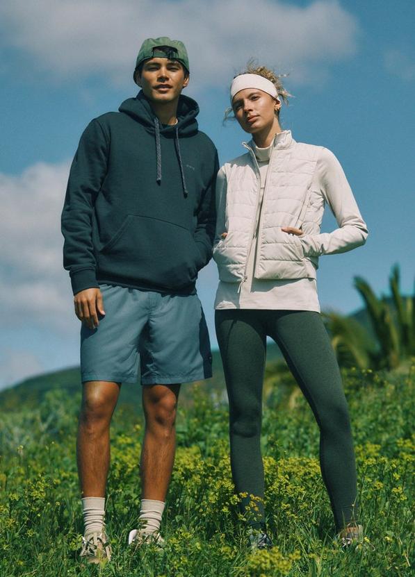 Ice Flow Long Sleeve, Color: Almond Heather, image 4