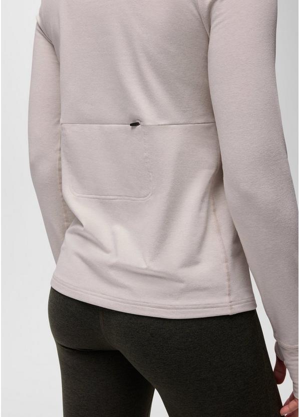 Ice Flow Long Sleeve, Color: Almond Heather, image 7