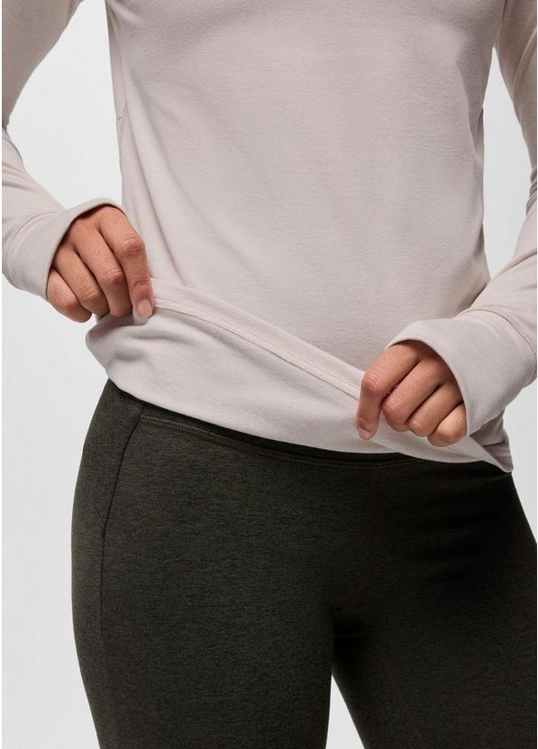 Ice Flow Long Sleeve, Color: Almond Heather, image 6