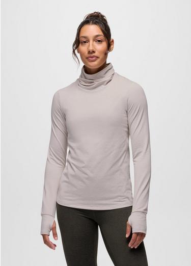 Ice Flow Long Sleeve, Color: Almond Heather, image 1