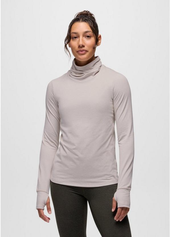 Ice Flow Long Sleeve, Color: Almond Heather, image 1