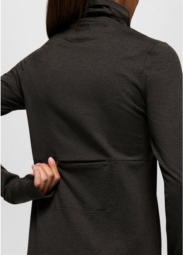 Ice Flow Long Sleeve, Color: Nori Heather, image 4