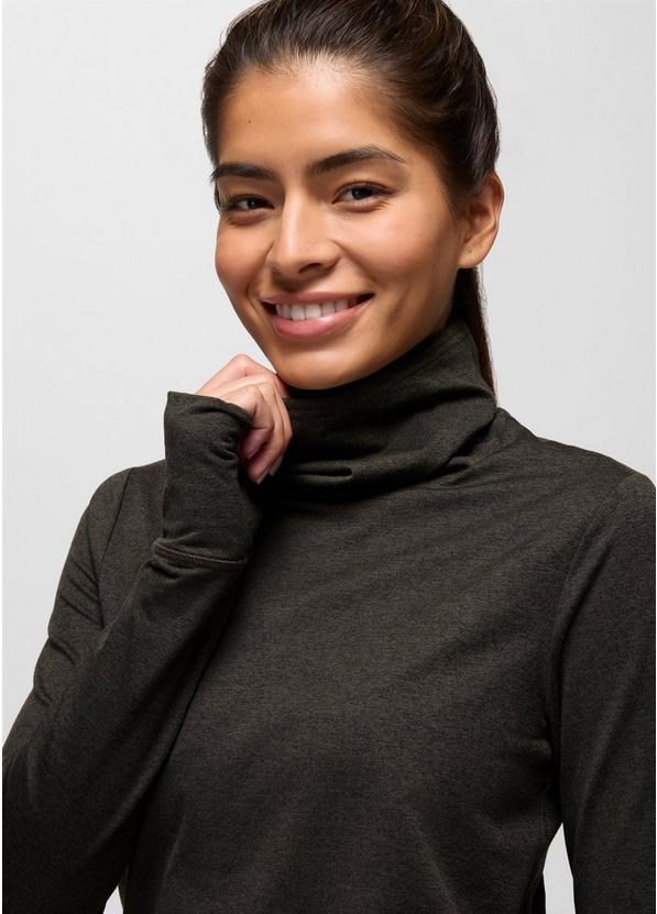 Ice Flow Long Sleeve, Color: Nori Heather, image 5