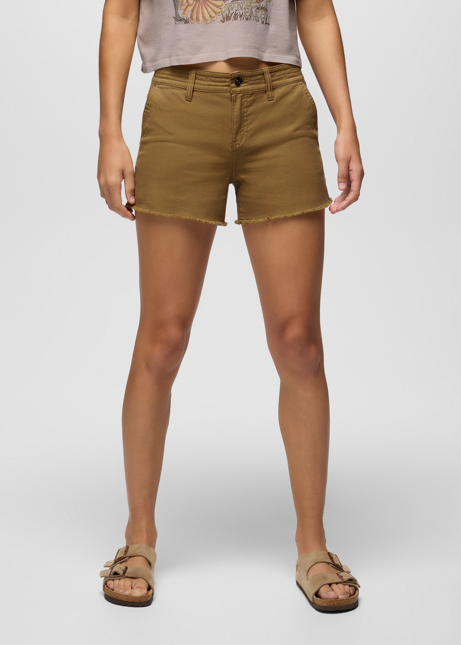 Womens prAna Sancho Short - Retro Olive
