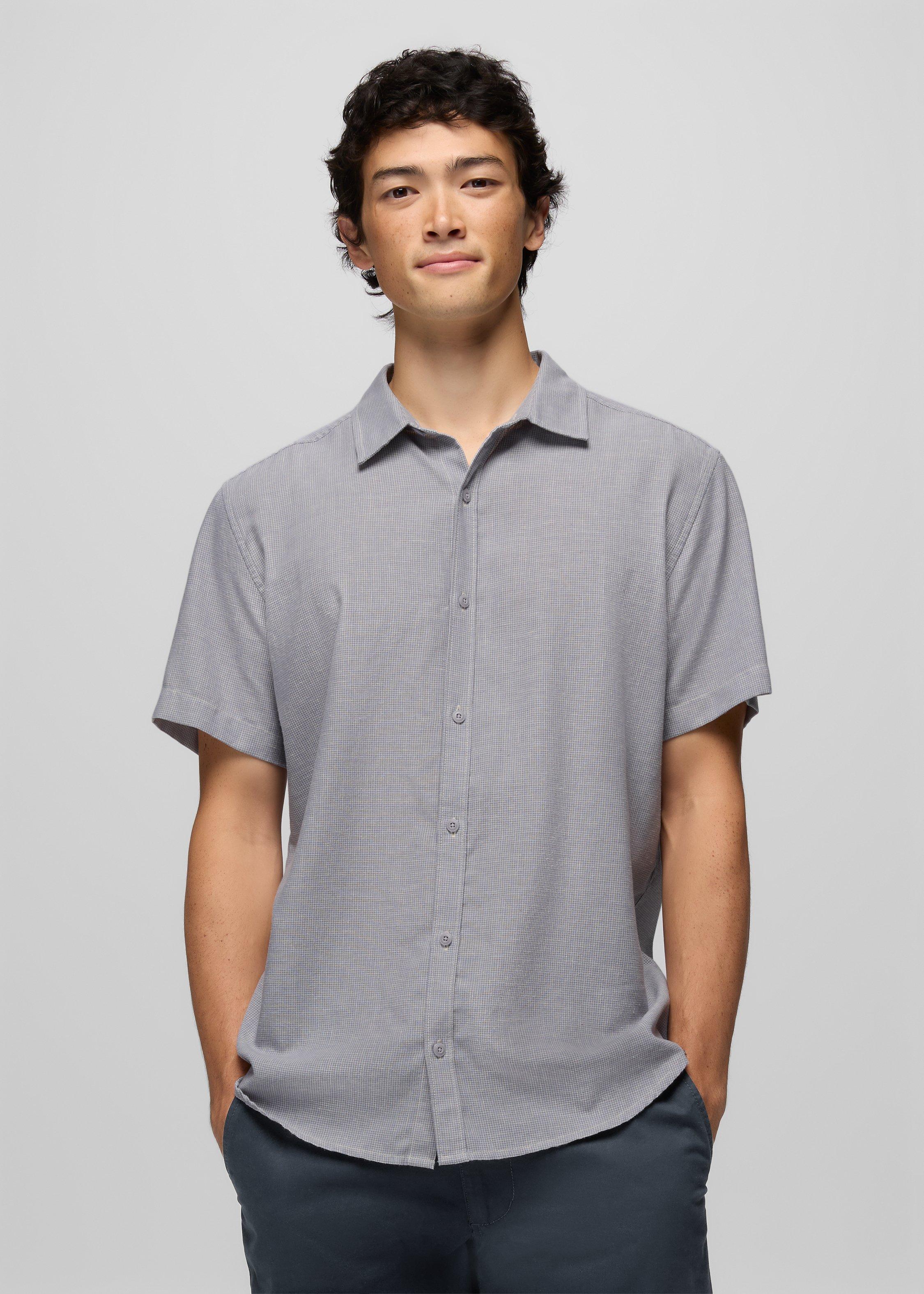 Mens prAna Lindores Shirt - Taro