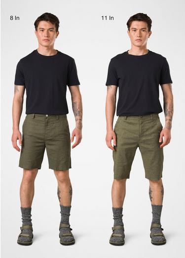 Furrow Short, Color: Cargo Green, image 5