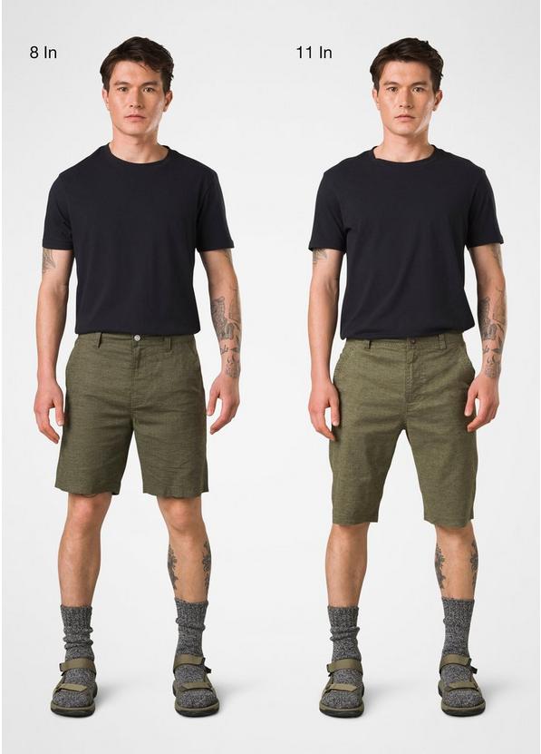 Furrow Short, Color: Cargo Green, image 2