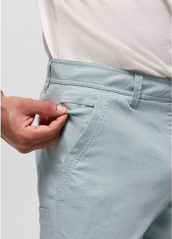 Furrow Short, Color: Saltwater, image 6