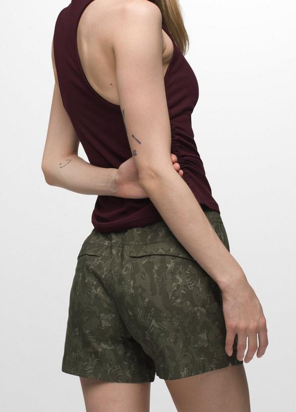 Halle E-Waist Short II, Color: Evergreen Camo, image 2