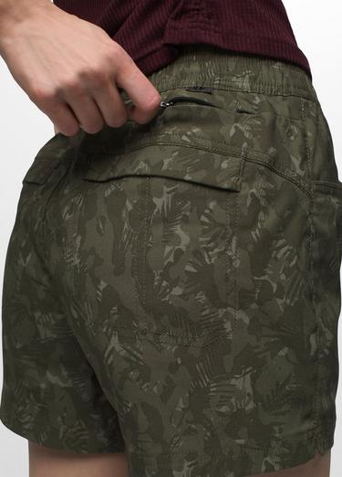 Halle E-Waist Short II, Color: Evergreen Camo, image 8