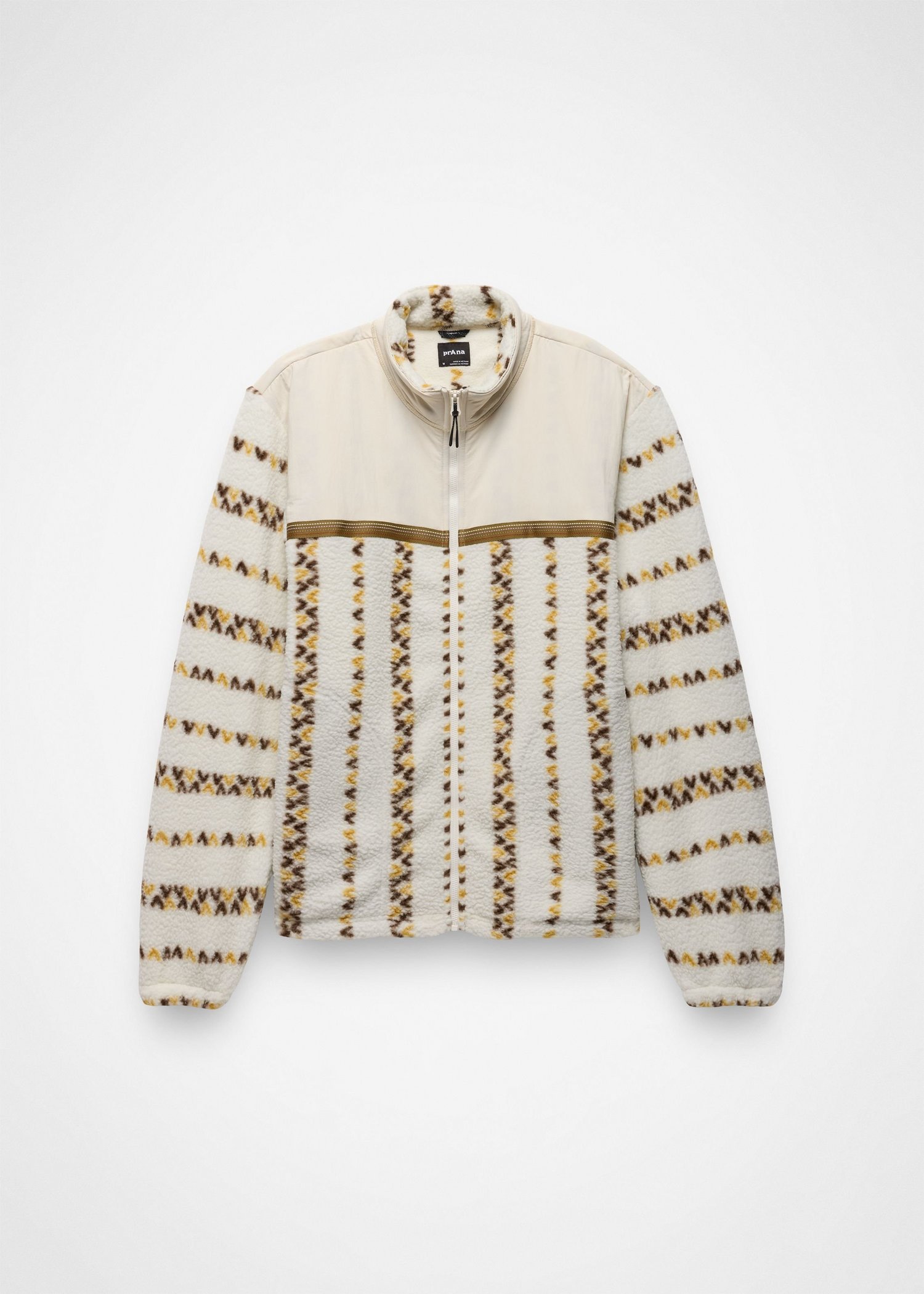 Gender Neutral prAna Hurricane Full Zip Fleece - Canvas Wishbone