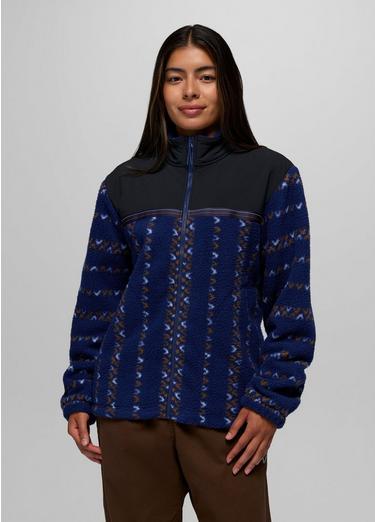 Hurricane Full Zip Fleece, Color: Capulet Blue Wishbone, image 2