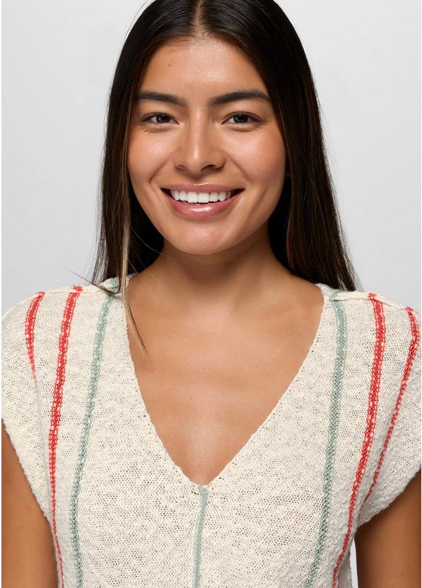 Wave Maker Sweater Top, Color: Soft White, image 3