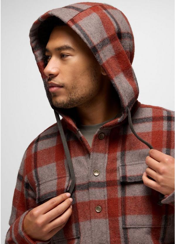 Asgard Hooded Flannel Shirt, Color: Pewter, image 3