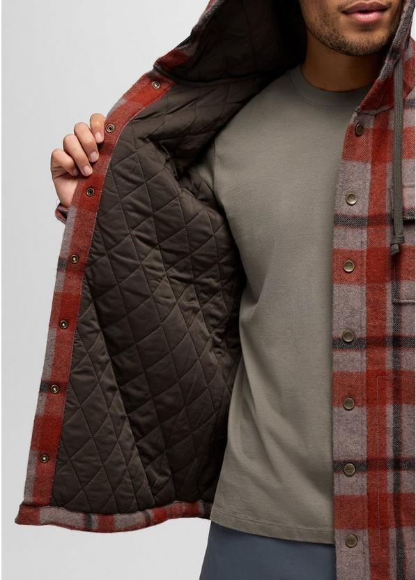 Asgard Hooded Flannel Shirt, Color: Pewter, image 4
