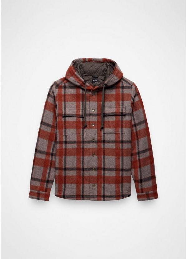 Asgard Hooded Flannel Shirt, Color: Pewter, image 6