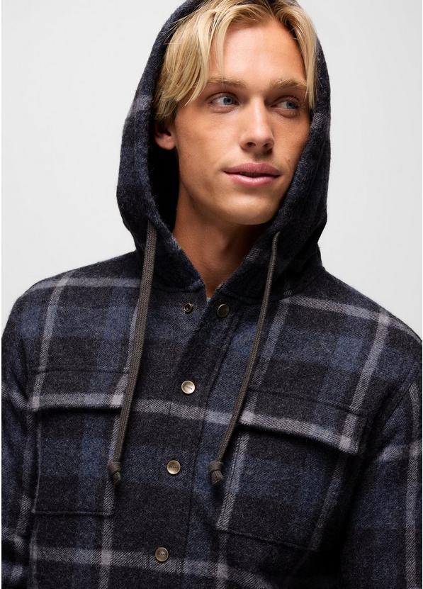 Asgard Hooded Flannel Shirt, Color: Stormy Night, image 3