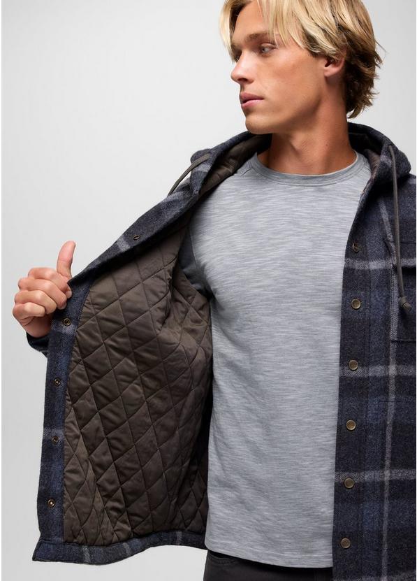Asgard Hooded Flannel Shirt, Color: Stormy Night, image 5