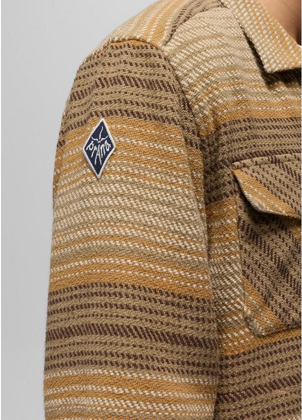 prAna Heritage Zip Flannel, Color: Dark Roast, image 9