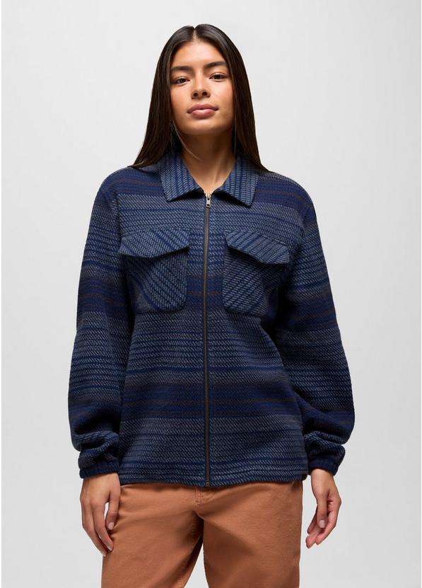 prAna Heritage Zip Flannel, Color: Capulet Blue, image 13