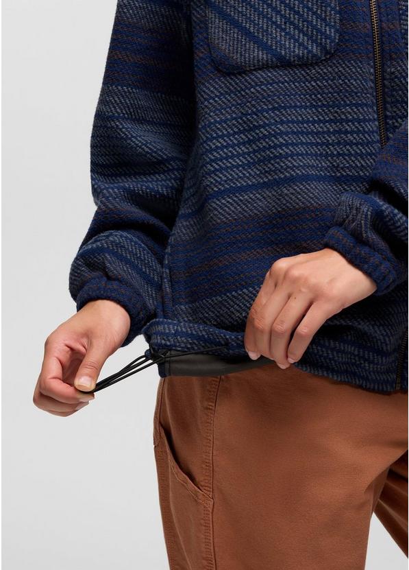 prAna Heritage Zip Flannel, Color: Capulet Blue, image 7