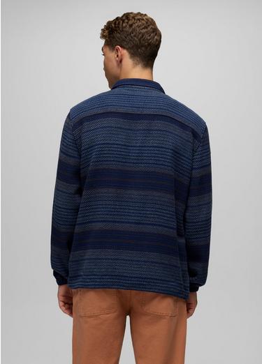 prAna Heritage Zip Flannel, Color: Capulet Blue, image 7